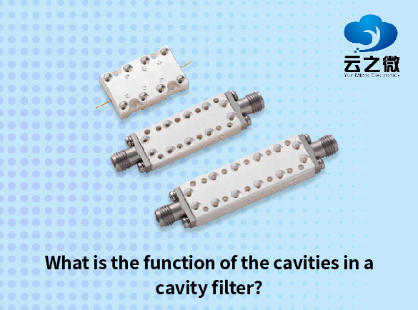 ¿Cuál es la función de las cavidades en un filtro de cavidades?